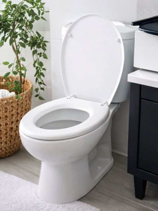SteweHome Toilet Seat Plastic White