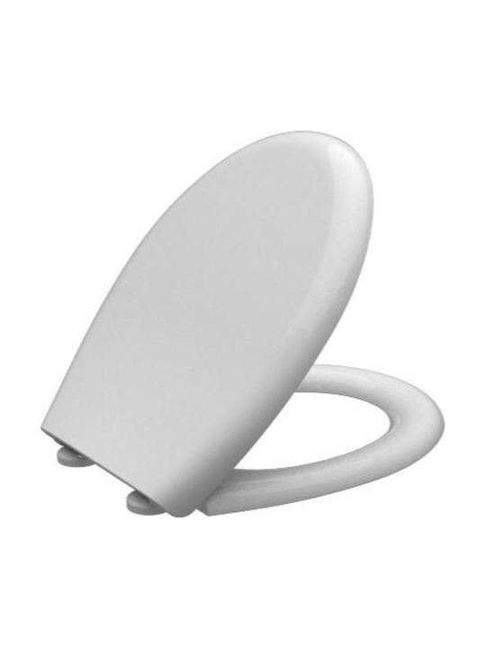 SteweHome Toilet Seat Soft Close Plastic White
