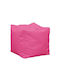 Multifunctional Bean Bag Chair Stool Pink 40x40x40cm