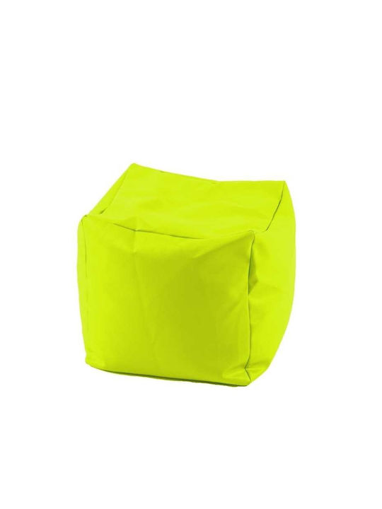 Fotolii Puf Scaun Impermeabil Neon Verde 40x40x40cm