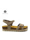 Anatomisch Damenplattformen Beige