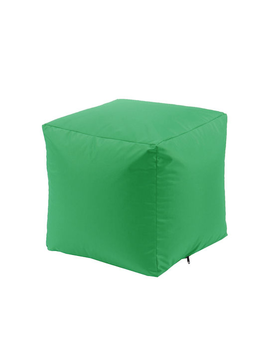 Vielseitiger Sitzsack Hocker Wasserdicht Sea Green 45x45x45cm