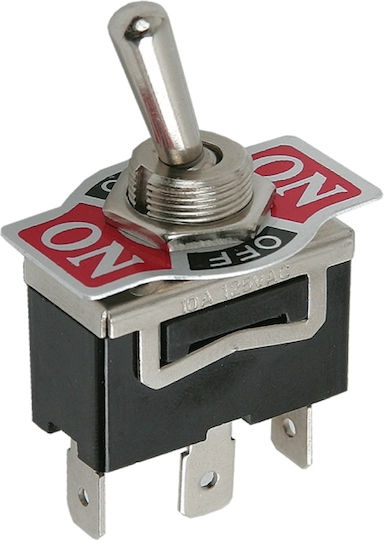 Set 5 Comutatoare Spdt On-off-on 10a 250v Cu Manetă Pentru Panou Metalic Set 5 Bucăți