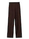 Women's Pantaloons with Rubber Band Brown