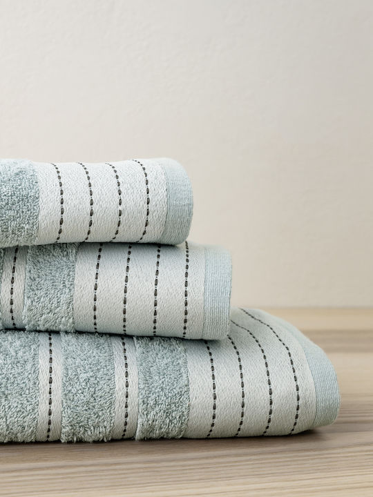 Nima Bath Towels Set 3pcs River Mint Weight 450gr/m²
