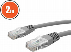 U/UTP Netzwerkkabel Cat.5e 2m Rj45 Internet Patch Grau U/UTP Netzwerkkabel Cat.5e 2m Rj45 Internet Patch Grau