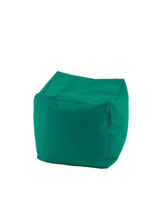 Fotolii Puf Scaun Impermeabil Verde Smarald 40x40x40cm Polimorfic