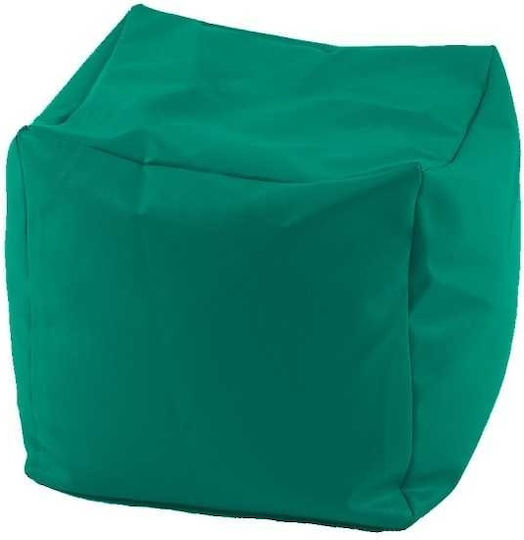 Πολυμορφικό Πουφ Σκαμπό Αδιάβροχο Emerald 40x40x40cm