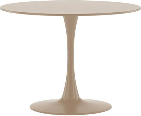 Dallas 4942 Round Dining Room Table Extendable Wooden Beige 74x74cm