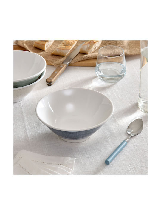 Servierschale Rund Kunststoff Blau mit Durchmesser 19cm