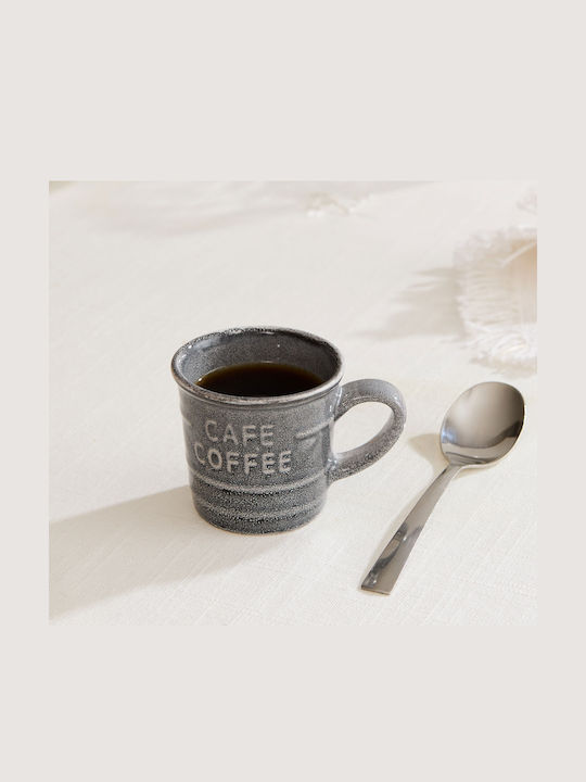 S-d Φλιτζάνι Espresso Κεραμικό Γκρι 80ml