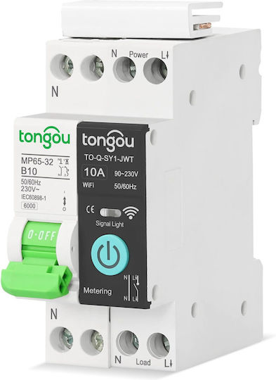 Ac Rcbo+Smart Контактор Добавка Tongou Tobd6-sy6-c32003jzt Zigbee
