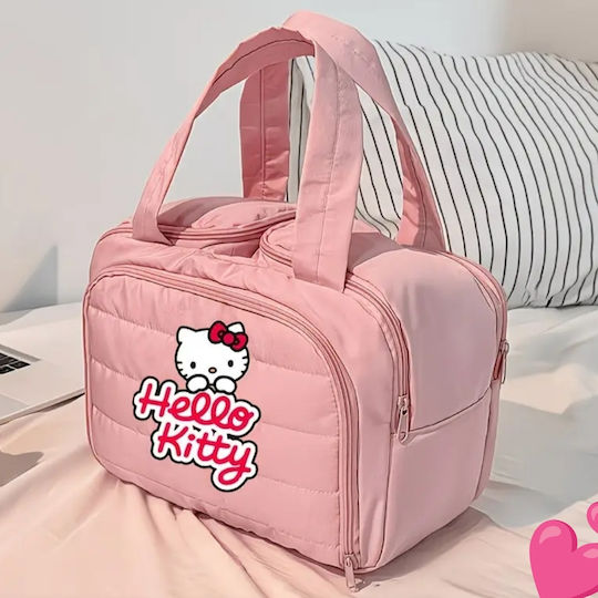 Θήκη Οργάνωσης Καλλυντικών Ροζ Hello Kitty