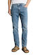 Men's Jeans Pants with Regular Narrow Fit Blue