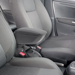 Universal Black Car Armrest Storage Adjustable Enhanced Comfort Easy Installation