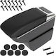 Skoda Fabia Iii 14-22 Armrest Storage Black Eco-leather + Installation Kit