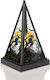 Led Halloween Lantern Witch Warm White Black Portable 9.5x9.5x17 Cm 2xaaa