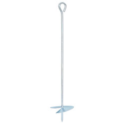 vidaXL Post Support for Garden Fence Made of Metal 10x10x50cm 4 Pieces Silver