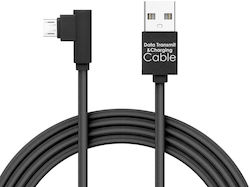 Cablu Micro USB 2m 2a Anti-încurcare Încărcare Transfer Date Telefoane Tablete Negru