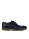 Leather Men's Dress Shoes Blue