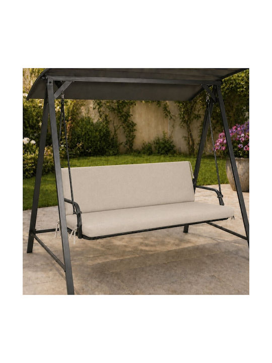 Pucioasa Perna Swing Cushion Pentru Scaune De Grădină Cu Spătar Crem 50x150cm