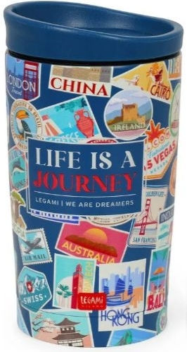 Stickers Glass Thermos Stainless Steel / Plastic 275ml Legami