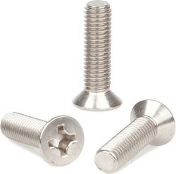 Inox Mare Cross Screw DIN 965 With Diameter M4 And Length 12mm