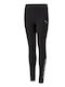 Kids Sports Long Leggings Black Alfa