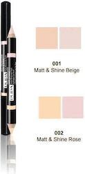 Pupa Duo Highlighter Matt & Shine 001 Pupa Duo Highlighter Matt & Shine 001