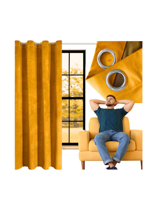 More&Deco Κουρτίνα Συσκότισης με Τρουκς More&deco 140x250εκ.