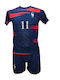 Kids Football Set Dembele France National Team Blue Red 63-9659