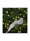 Christmas Decoration Silver Bird Clip 15 Cm Glitter Ornament Tree Set 2 Pcs
