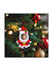 Ornament Suspendat De Crăciun Din Fetru Clopot Om De Turtă Dulce Moș Crăciun Pinguin Model 13x17 Cm