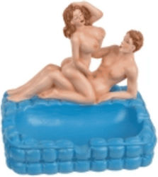 Taschaki Erotische Szene – Ein Originelles Geschenk Würzige Note Blau Taschaki Erotische Szene – Ein Originelles Geschenk Würzige Note Blau