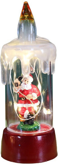 Alista Home Lumânare De Crăciun Din Sticlă Roșie 13x5cm