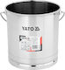 Yato Inox Bucket Capacity 12l Gray