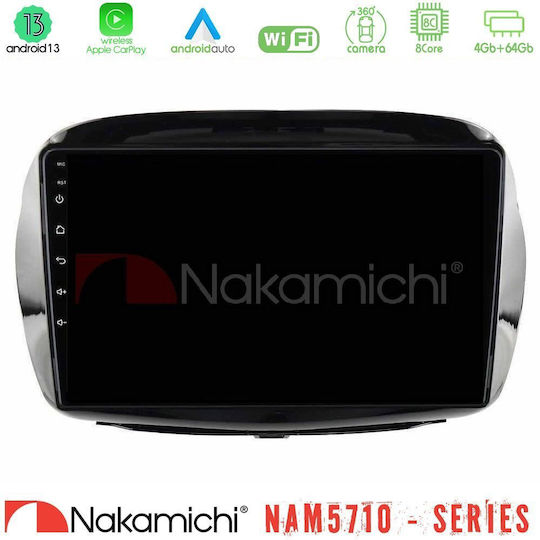 Nakamichi Car Audio System for Honda FR-V 2004-2009 Bluetooth USB WiFi GPS Apple CarPlay Android Auto with 10" Touch Screen