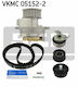 Skf Vkmc 05152-2 Water Pump Timing Belt Set