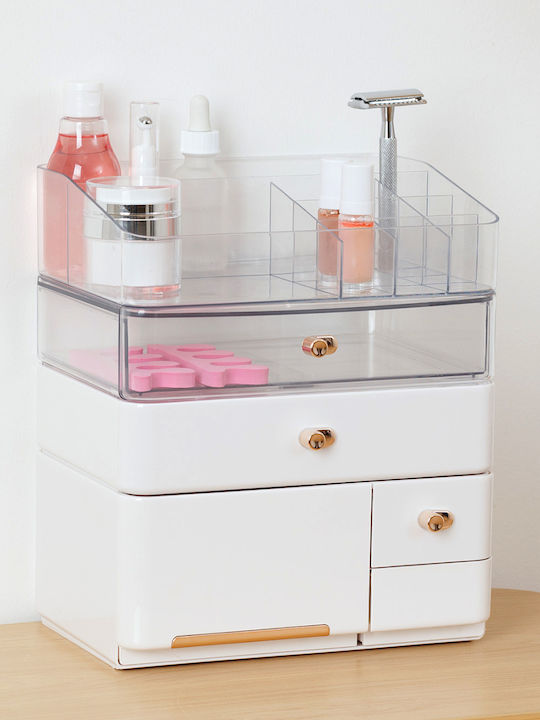 5Five Cosmetics Organizer With 5 Drawers Transparent 27.2x23x16.5cm