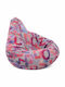 Beanbag Multicolor 70x60x65 cm