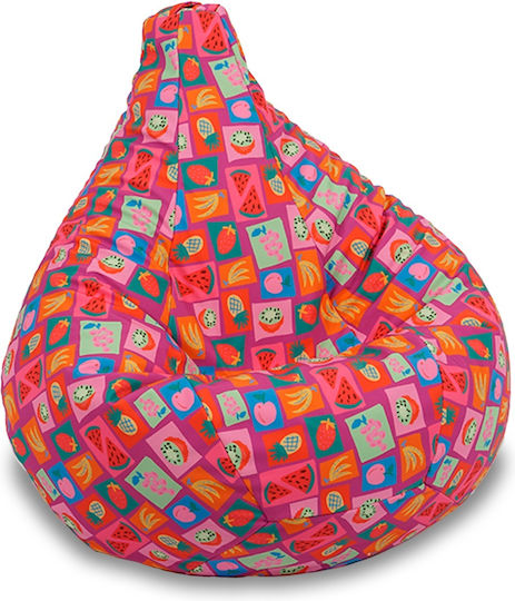 Beanbag 70x60x65 cm Multicolor