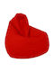 Kinderstühle Sitzsack Rot 70x60x65cm