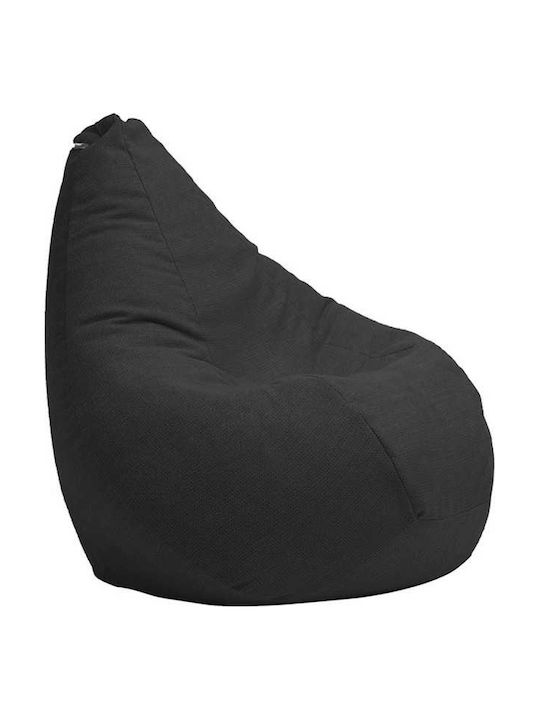Kinderstühle Sitzsack Schwarz 70x60x65cm