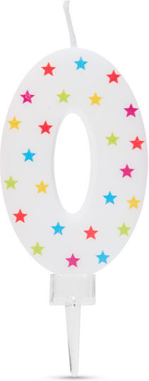 Lumânare De Tort Numărul 0 Decor De Petrecere Aniversară 7 X 4 Cm