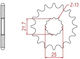 Pinion Față 565 15 Dinți Sunstar106305