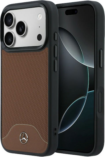 Mercedes-Benz Hölzernes Rückseiten Umschlag Braun Für iPhone 17 Pro