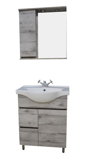 Piccadilly Unitate De Mobilier Pentru Baie Fără Noptieră Cu Oglindă Cu Lumină Culoare 332