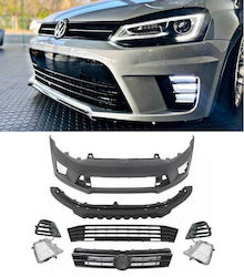 Μπροστινός Προφυλακτήρας Vw Polo 6r 2009-2017 Wrc Look Μάσκα & Led Προβολείς