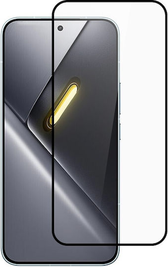 Tempered Glass Screen Protector Full Coverage Compatible with Xiaomi Poco X8 Pro 5g Black