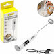 Andowl Electric Hand Held Coffee Frother White